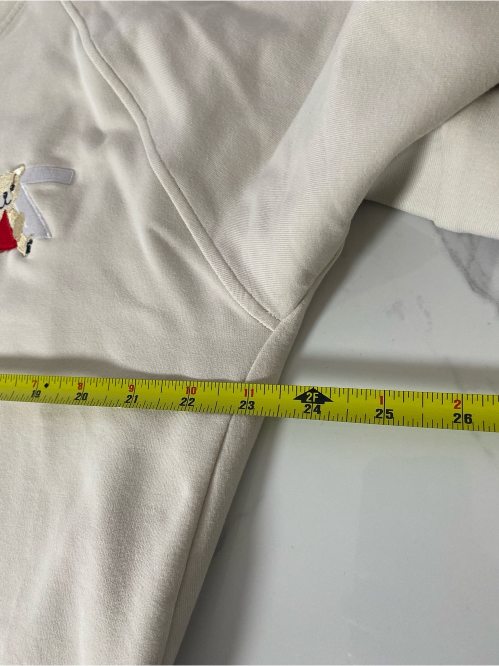 Lululemon City Sweat Jersey Sweatshirt Neutrals Cream Men's XXL - Picture 7 of 8